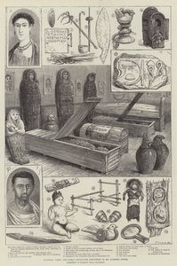 Ägyptische, griechische und römische Antiquitäten entdeckt von Mr. Flinders Petrie