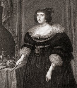 Elizabeth, Königin von Böhmen, aus Lodges British Portraits, 1823