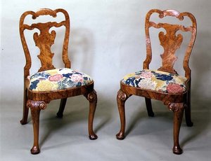 Englische Stühle, frühes 18. Jahrhundert