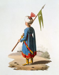 Fahnenträger der Spahis, 1818 von English School