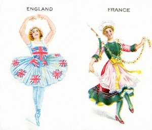 Entente Cordiale (Herzliche Einigung) Zigarettenbilder, 1915