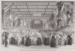 Unterhaltung der Patienten im Middlesex County Lunatic Asylum, Colney Hatch von English School