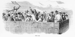 Epson-Rennen 1847: Die Eisenbahn - Dritte Klasse (Gravur) von English School