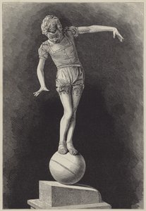Gleichgewicht, von der Statue von Signor Ettore Ximenes von English School
