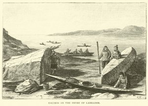 Eskimos am Ufer von Labrador
