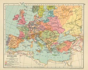 Europa um 1360 von English School