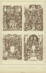 Beispiele aus der "Architectvra" von Wendel Dietterlin von English School