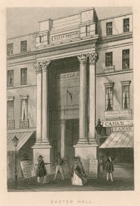 Exeter Hall, Strand, London von English School