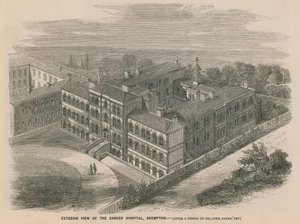 Außenansicht des Krebs-Krankenhauses, Brompton