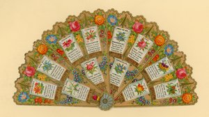 Fächer, Symbolik der Blumen
