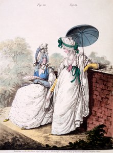 Modeplatte des Morgenkleides für Damen, 1796