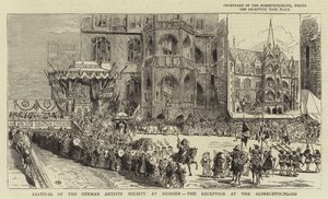 Fest der Deutschen Künstlergesellschaft in Meißen, der Empfang im Albrechtschloss von English School