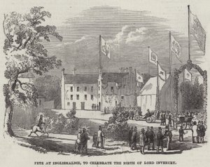 Fest in Inglismaldie zur Feier der Geburt von Lord Inverury