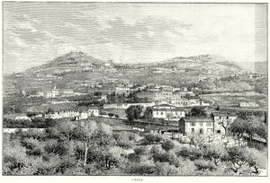 Fiesole (Gravur) von English School