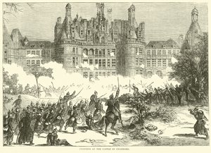 Kämpfe am Schloss Chambord, Dezember 1870 von English School