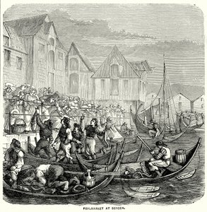Fischmarkt in Bergen von English School