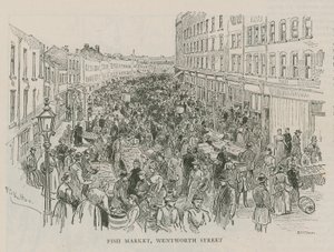 Fischmarkt, Wentworth Street, London von English School