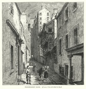 Fleshmarket Close (Stich) von English School
