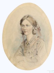 Florence Nightingale, nach einem Foto von Lenthall, 1956