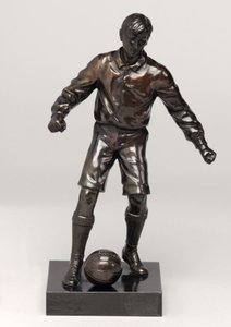 Fußballspieler, Teil eines Uhrensets von English School