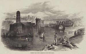 Ausländische Kornhäfen, Marseille (Stich) von English School