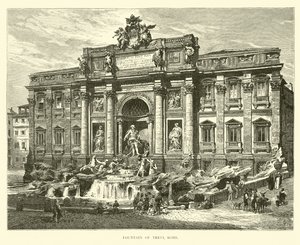 Trevi-Brunnen, Rom von English School