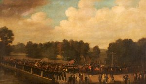 Francis Dukinfield Astley in Prozession als hoher Sheriff, ca. 1806-7