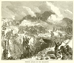 Französischer Angriff auf den Malakoff