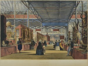 Aus "Dickinsons umfassende Bilder der Großen Ausstellung von 1851", veröffentlicht 1854 Indien Nr. 6, 1854 von English School