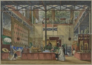 Aus "Dickinsons umfassende Bilder der Großen Ausstellung von 1851", veröffentlicht 1854 Indien Nr. 5, 1854 von English School