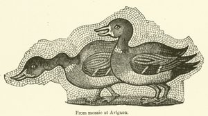 Aus Mosaik in Avignon (Gravur)