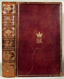 Vorderseite von Johnsons Dictionary of the English Language
