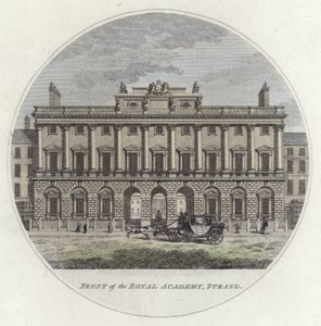 Vorderseite der Royal Academy, Strand, London