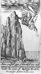 Frontispiz zu Religio Medici von Sir Thomas Browne, 1645 von English School