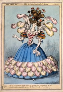 Gala-Kleidung für _ 1828 - Gewidmet der gefiederten Rasse, 1828