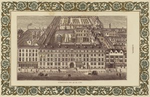 Furnivals Inn im Jahr 1750 von English School