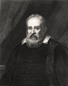 Galileo Galilei, aus Die Galerie der Porträts, veröffentlicht 1833