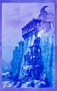 Gänse des Kapitols, Illustration aus Geschichte Roms von Victor Duruy, veröffentlicht 1884 von English School