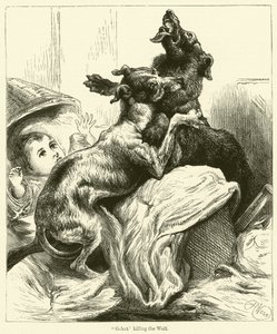 Gelert tötet den Wolf von English School