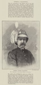 General Antonio Baldissera, neuer Kommandeur der italienischen Truppen in Abessinien (Stich) von English School