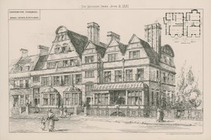 Gesamtansicht der Harrington Gardens von English School
