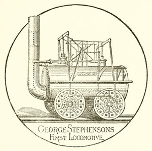 George Stephensons erste Lokomotive