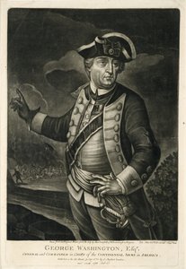 George Washington, Esqr., General und Oberbefehlshaber der Kontinentalarmee in Amerika von English School