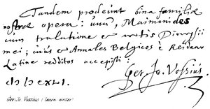 Jo Vossius (Schriftsteller) von English School