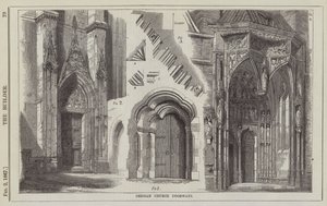 Deutsche Kirchentüren (Gravur) von English School