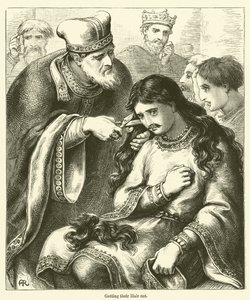 Haare schneiden lassen (Gravur) von English School