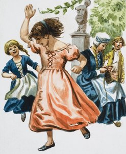 Mädchen tanzen von English School