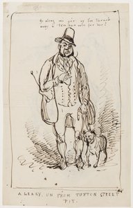 Geh weiter, warum ich habe einen Zehn-Pfund-Schein für sie abgelehnt! Ein Leary aus der Tufton Street Pit, ca. 1825