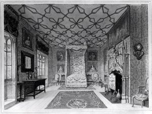Großes Nordschlafzimmer von Strawberry Hill von English School