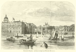 Greenwich Hospital, ein Heim für alte und verwundete Seeleute von English School